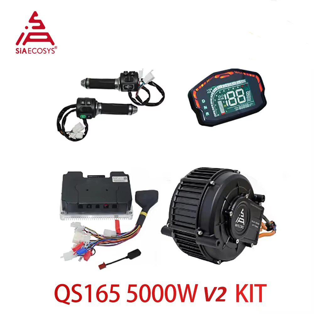 Mid Drive Motor Kit 72V 5000W - QS165 V2 5000W 72V 미드 드라이브