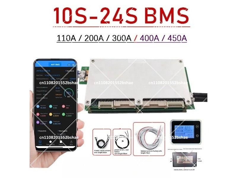 Smart Bms 24S 200A Bluetooth Lifepo4 - 스마트 블루투스 BMS 10S-24S 200A 300A