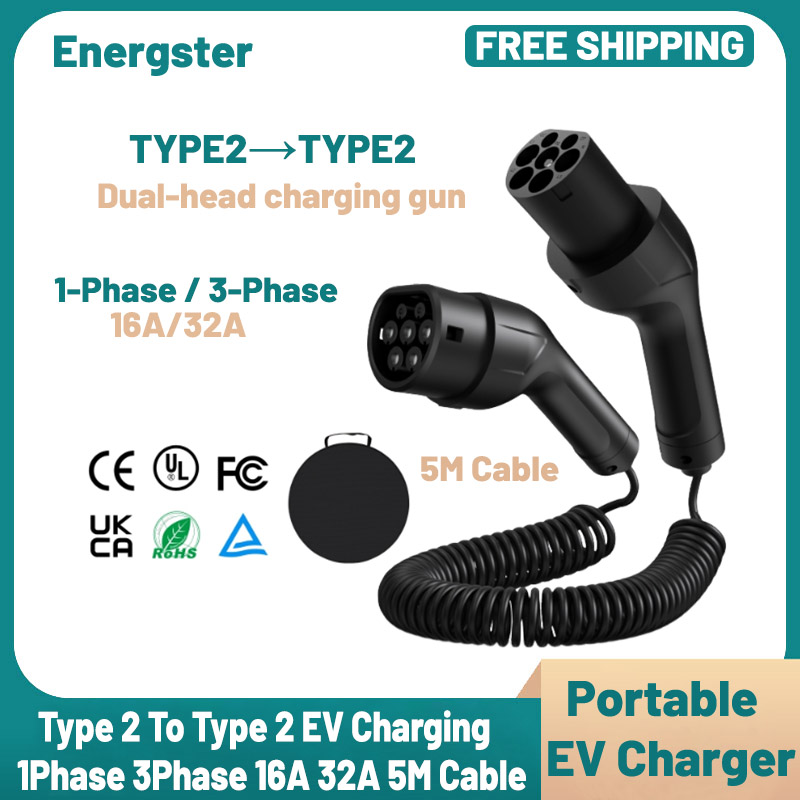Ev Charger Type 2 22Kw 32A 3 Phase - 타입 2 - 타입 2 휴대용