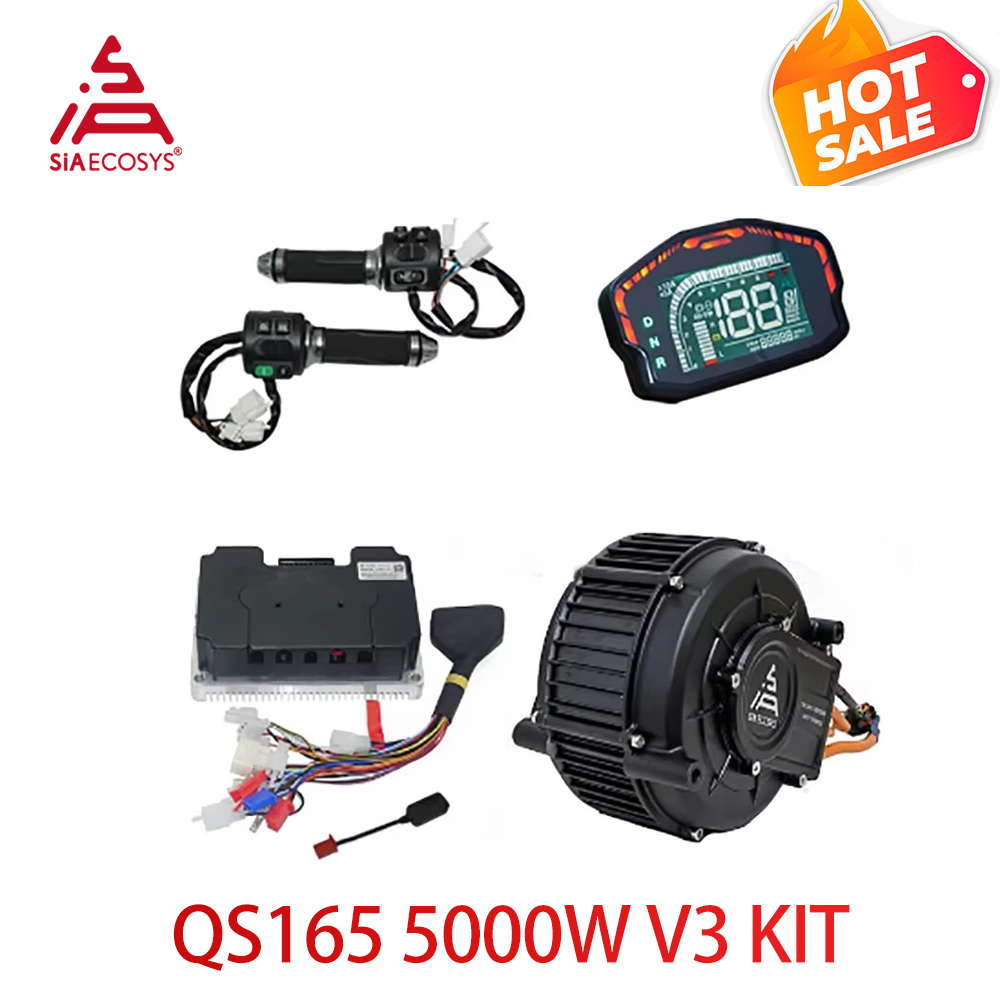 Mid Drive Motor Kit 72V 5000W - QS165 V2 5000W 72V 미드 드라이브