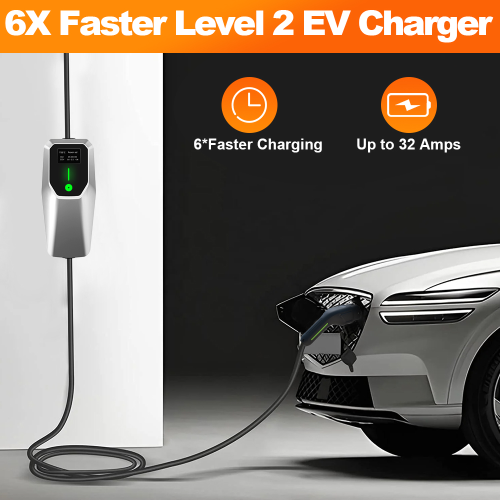 J1772 Evse 32A Level 2 Charger - 준선 32A 레벨 1&2 EV 충전기