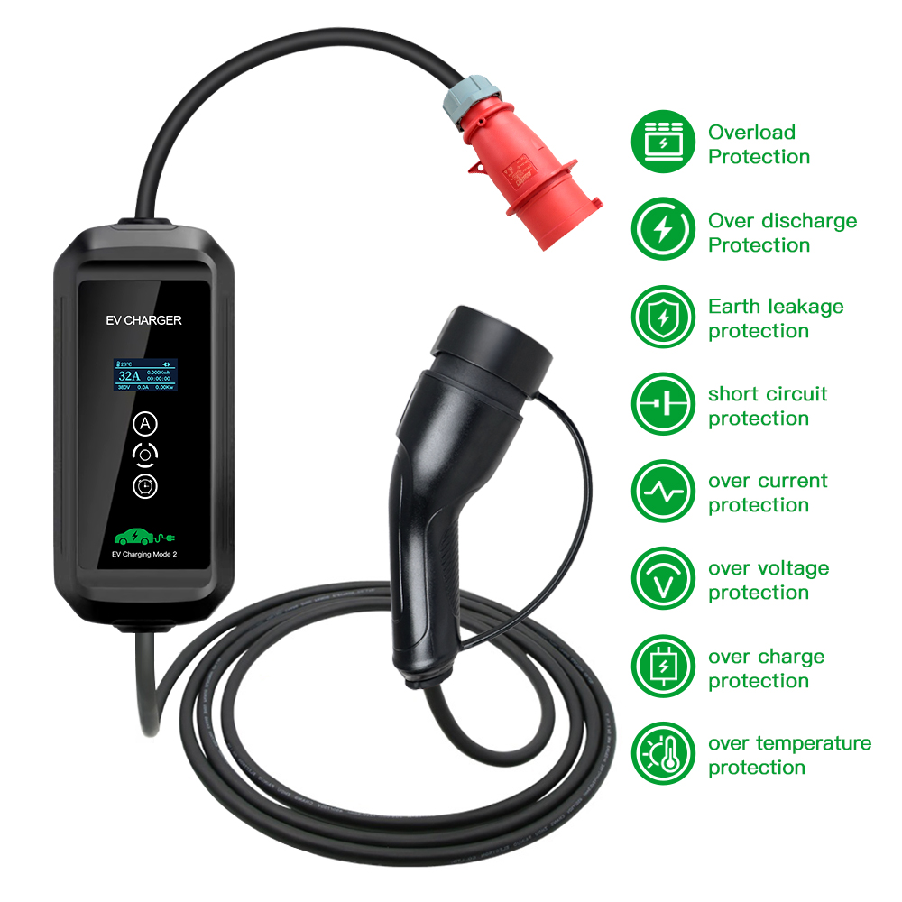 EVSE EV 충전기 레벨 2 플러그, 전기 자동차 가 - Ev Charger Type 2 22Kw 32A 3 Phase 리뷰 및 가격