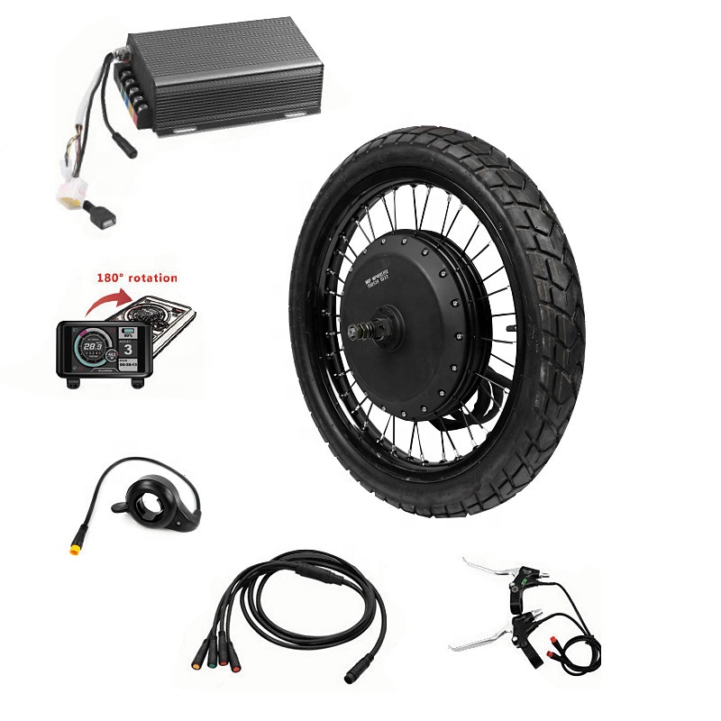 빅 토크 전기 자전거 변환 키트 72V 3000w 50 - Qs Motor 273 8000W Hub Motor 리뷰 및 가격