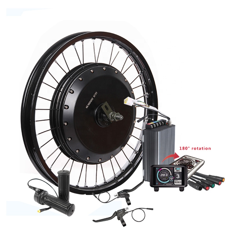 빅 토크 전기 자전거 변환 키트 72V 3000w 50 - Qs Motor 273 8000W Hub Motor 리뷰 및 가격