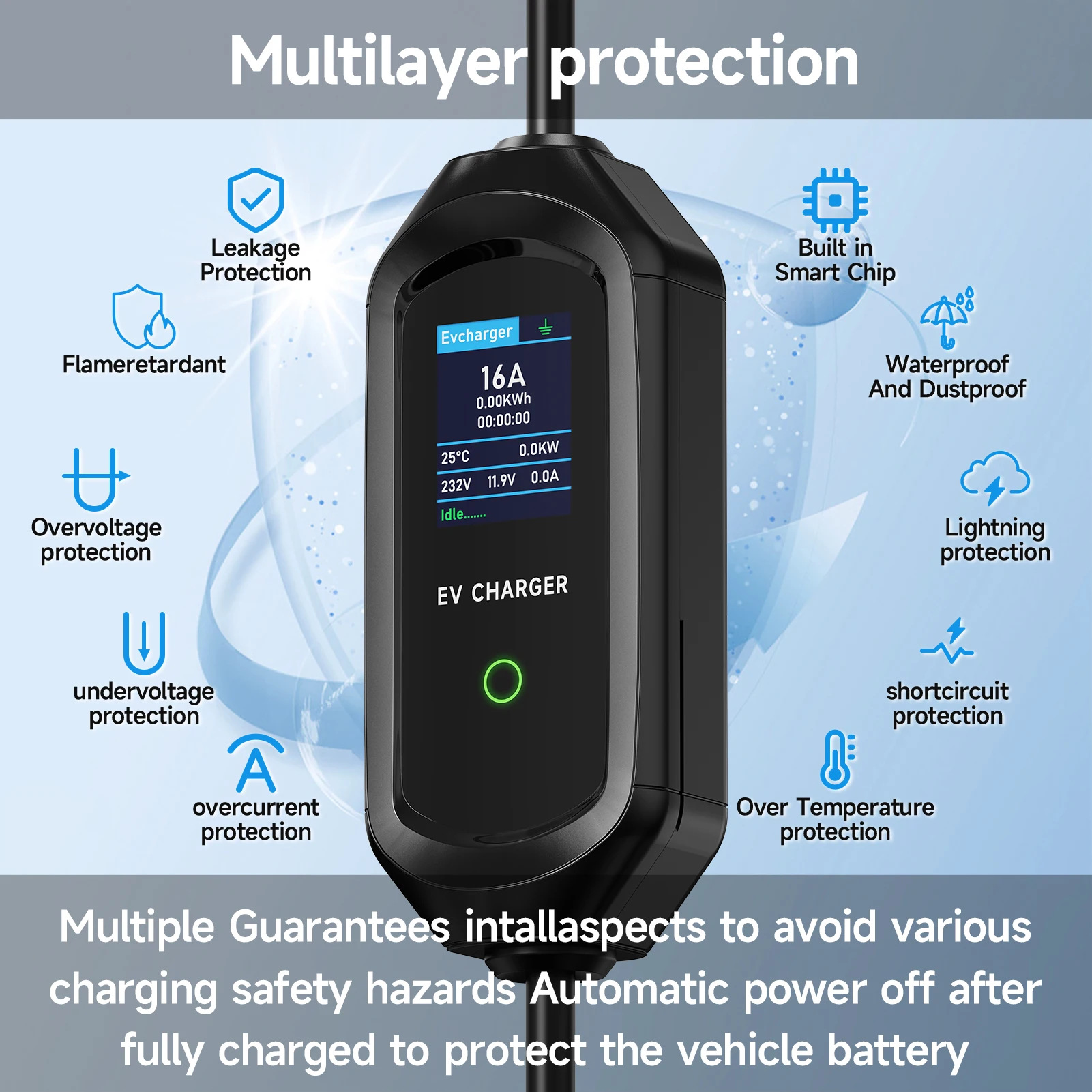 로이아 11kW/22KW 타입2 16A/32A 휴대용  - Type 2 Portable Ev Charger 11Kw Cee 리뷰 및 가격
