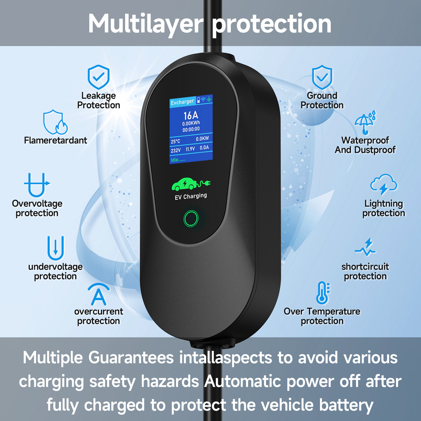 AFYEEV 타입 2 휴대용 EV 충전기, 와이파이 앱 - Type 2 Portable Ev Charger 11Kw Cee 리뷰 및 가격