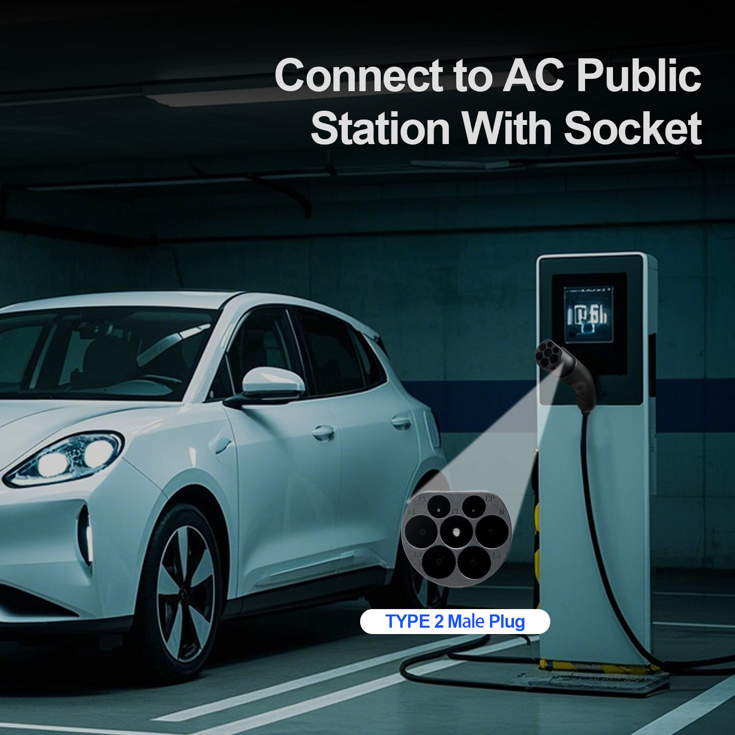 콜랑키 타입 2 남성용 EV 플러그 1P/3상 충전 건 - Ev Charger Type 2 22Kw 32A 3 Phase 리뷰 및 가격